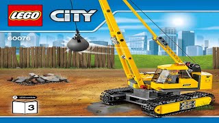 LEGO instructions  City  Construction  60076  Demolition Site Book 3 [upl. by Patrizius]