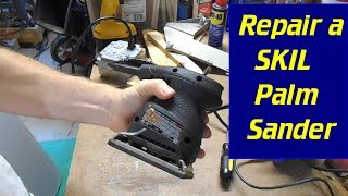 Teardown amp Repair a SKIL Palm Sander 7230 [upl. by Trub]