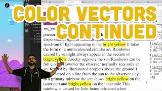 123 Color Vectors contd  Programming with Text [upl. by Rosalinde]