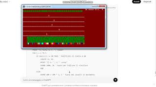 316 Programma molto basilare di simulazione corsa cavalli in Qbasic [upl. by Holtorf77]