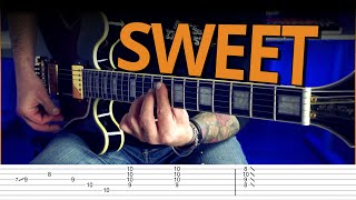 The SWEETEST Slow Blues GUITAR SOLO with TABS [upl. by Isyad]