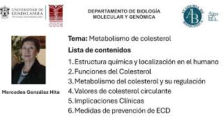 Metabolismo del colesterol Academia Bioquímica 24 09 24 [upl. by Einhoj]