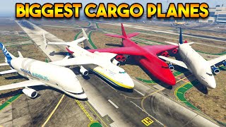 GTA 5  BIGGEST 4 CARGO PLANES WHICH IS BEST [upl. by Lebna]