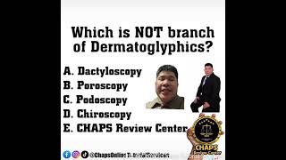 The 4 Branches of Dermatoglyphics by CHAPS [upl. by Mitchael]