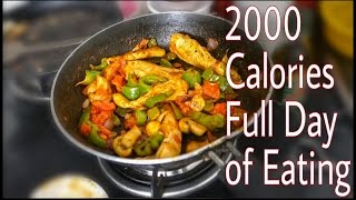 2000 Calories Full Day of Eating  Indian Fat Loss Diet [upl. by Valerlan]