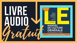 Livre Audio Gratuit Le Manuel de Culture générale  JeanFrançois Braunstein [upl. by Ytsirt]