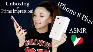 🇮🇹 iPhone 8 Plus Unboxing e Prime Impressioni  ASMR ITA [upl. by Ennaeilsel]