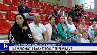 Kampionati i Basketbollit për femra  Flamurtari mposht Elbasanin me rezultat 11964 [upl. by Rickie993]