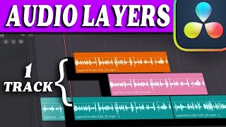 Audio LAYER Editing to FIX Dialogue Mistakes in DaVinci Resolve 18  How To Use Audio Layers [upl. by Aliuqat52]