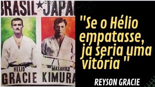 REYSON GRACIE FALA SOBRE KIMURA X HÉLIO GRACIE [upl. by Billye]