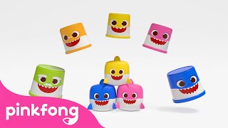 Baby Shark Where are You  Find Baby Shark Family  Song Cubes amp Stacking Cups  Pinkfong [upl. by Rushing344]