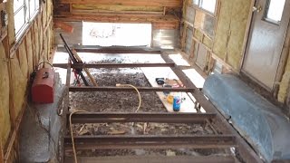 Babs II mobile tiny home renovation  undercarriage rebuild [upl. by Nevag865]