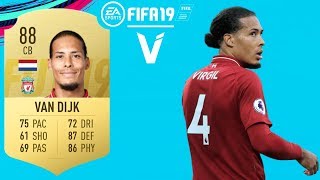 FIFA 19  van Dijk  VIRTUAL PRO LOOKALIKE TUTORIAL [upl. by Akehsay]