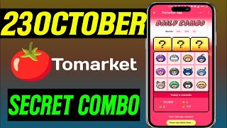 🍅Tomarket Airdrop Combo 23 October  Tomarket Daily Combo Today  Tomarket Secret Combo Today [upl. by Casie]