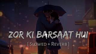 ZOR KI BARSAAT HUI  Sad Song  Slowed  Reverb   Lofi  sad [upl. by Etat]