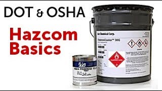 USDOT and OSHA HazCom Basics [upl. by Nay]