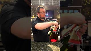 How to Safely Open Sparkling Wine shorts [upl. by Durning]