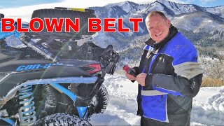 2018 CAN AM MAVERICK X3 XRC BLOWN BELT [upl. by Mercier]