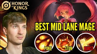 Honor of Kings  BEST MID LANE HERO Angela Build Guide amp Gameplay [upl. by Zapot]