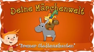 Die Bremer Stadtmusikanten  Märchen und Geschichten für Kinder  Brüder Grimm  Deine Märchenwelt [upl. by Ominorej80]