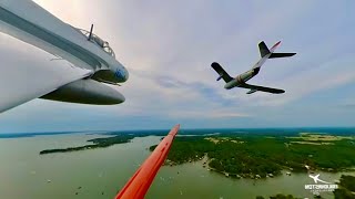 Three MiG 17s Thunder Over Cedar Creek Airshow 2023 [upl. by Alieka]