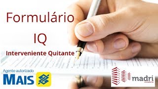 Formulário com Dados do Interveniente Quitante [upl. by Allyce]