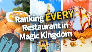 Ranking EVERY Restaurant in Magic Kingdom [upl. by Haimerej]