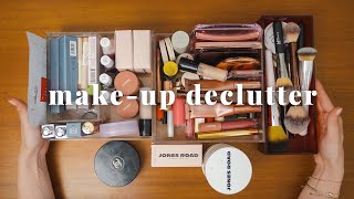 Decluttering my ENTIRE makeup collection  declutter amp organize with me [upl. by Eletnahs]