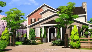 Classic Family Home   Download  No CC  Stop Motion  Base Game  The Sims 4 [upl. by Jermaine]