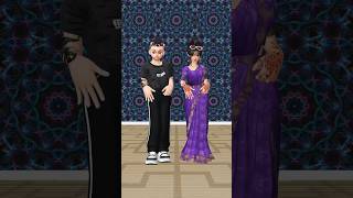 cartoon animation dance video  cartoon boy and girl dance video lalalori [upl. by Elraet]