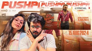 PUSHPA PUSHPA LyricalPushpa 2 The Rule  Allu Arjun Sukumar Rashmika MikaNakash Fahadh FDSP [upl. by Hanway]