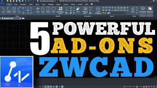 5 Powerful AdOns ZWCAD [upl. by Claude]