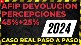 🚨 Caso Real 2024 Devolución Percepciones Impuesto PAIS 45 2023  Guia Paso a Paso 2024 [upl. by Law214]