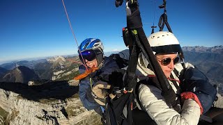 Biplace parapente à la Dent de Crolles [upl. by Yras]