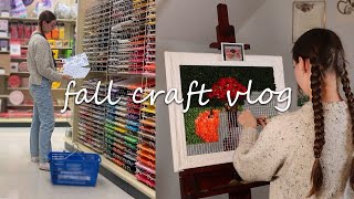 Fall Craft Vlog  Art with Tissue Paper Collage and Books Im Loving Right Now [upl. by Surat364]