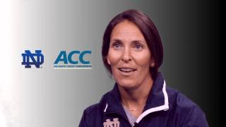 Christine Halfpenny  ACC Reaction  Notre Dame Womens Lacrosse [upl. by Xonk]