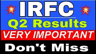 IRFC Q2 Results 2025  SMKM CHANNEL  Irfc share latest news  Irfc latest news  Irfc dividend [upl. by Aynekat]