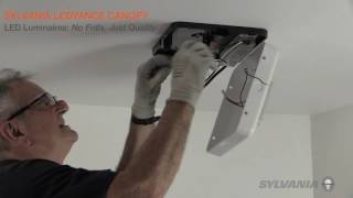 SYLVANIA LEDVANCE Canopy Luminaire  Installation Video [upl. by Demp]