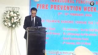 Fire Prevention Week 2024 hawnnaa CM Lalduhoma thusawi [upl. by Michi]