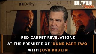 Josh Brolin Spills Secrets on quotDune Part Twoquot World Premiere  Timothee Chalamet Zendaya [upl. by Amsirahc]