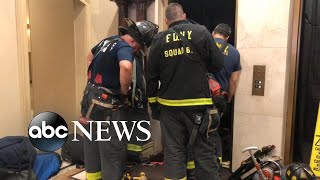 Man killed after elevator malfunctions fatally crushing him [upl. by Kosiur]