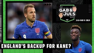 Who is England’s backup striker if Harry Kane gets injured Abraham or CalvertLewin  ESPN FC [upl. by Nedla]