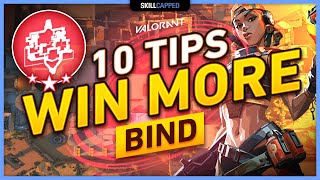 10 TIPS to WIN MORE on the MAP BIND  Valorant Tips Tricks amp Guides [upl. by Callan]