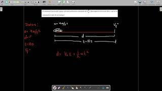 Ejercicio 1 Un automóvil parte del reposo con una aceleración constante de 4 ms2 [upl. by Osana]