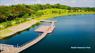 Singapore 🇸🇬 Bedok Reservoir walk and jog with ANISH bhai 😊 [upl. by Abixah]