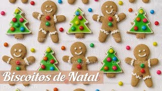 Receita de Biscoitos de Natal [upl. by Hahsia]