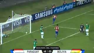 Paraguay vs Bolivia 40 Eliminatorias Sudamericanas Brasil 2014  Fecha 15 [upl. by Naivaf664]