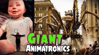 Top Giant Animatronics That Are Pure Nightmare Fuel [upl. by Arikehs]