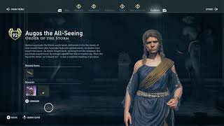 Augos All Seeing Ancient Location Statue Poseidon Achaia Location Achievement AC Odyssey [upl. by Oisacin901]