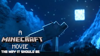 A Minecraft Movie  Teaser but its actually Minecraft [upl. by Ycram397]